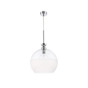 VIX - Jupiter - függeszték lámpa E27/60W - króm; áttetsző; fehér