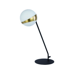 ELFA - Jupiter - asztali lámpa 1xE14/40W/230V - bronz; fekete;fehér