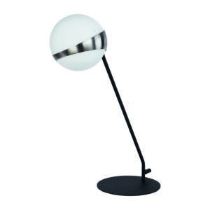 ELFA - Jupiter - asztali lámpa 1xE14/40W - króm; fekete;fehér