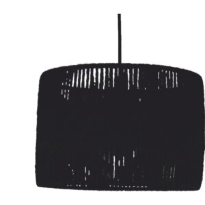 PAPER - Klausen - Kötött stílusú, fekete, papír alapú csillár - papír alapú lámpabúra - fekete - IP20 - 1xE27, 1x11W