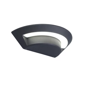 Ghost small oval kültéri LED fali lámpa 1 light dark grey