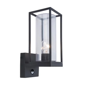 Flair kültéri E27 fali lámpa Pir 1 light black