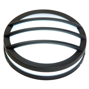 Titan Round medium grill kültéri fali lámpa/mennyezeti 1 light E27 dark grey