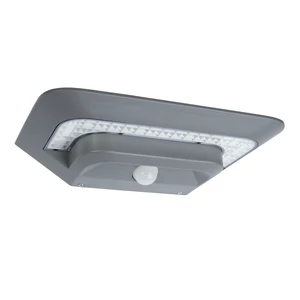 Ghost solar LED fali lámpa 1 LIGHT Napelemes, mozgásérzékelős silver grey
