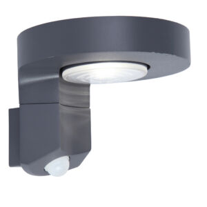 Diso kültéri LED fali lámpa 1 light mozgásérzékelővel dark grey