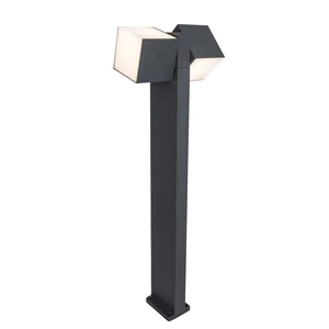 Cuba kültéri LED post 2 light dark grey