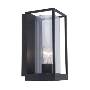 Flair kültéri E27 half fali lámpa 1 light black