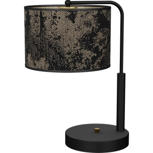 MILAGRO - Satino - Glamour asztali lámpa - fekete/arany