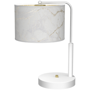 MILAGRO - Senso - Glamour asztali lámpa - fehér/arany