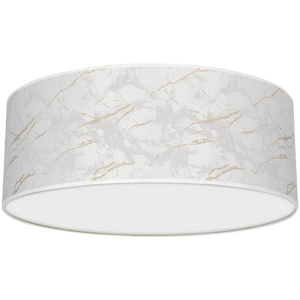 MILAGRO - Senso - Glamour mennyezeti lámpa - kör - közepes - fehér/arany