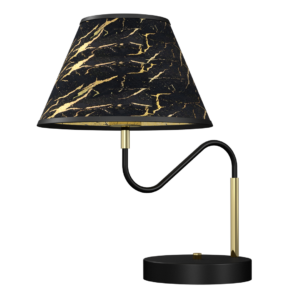 MILAGRO - Hermes - Glamour asztali lámpa - fekete/arany