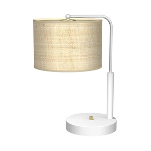 MILAGRO - Marshall - asztali lámpa - fehér/világosbarna