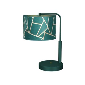 MILAGRO - Ziggy - asztali lámpa - arany/zöld mintás