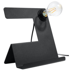 Sollux - Asztali lámpa - INCLINE fekete