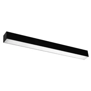Sollux - PINNE - Fali lámpa - fekete - 67 cm - 4000K