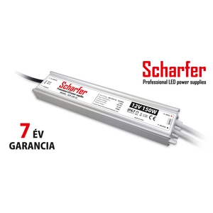 Scharfer- vízálló LED tápegység - 12V 150W