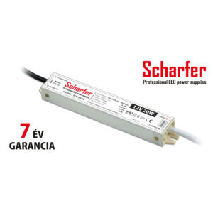 Scharfer- vízálló LED tápegység - 12V 20W