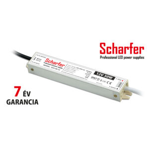 Scharfer- vízálló LED tápegység - 12V 30W