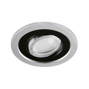 STRÜHM - Borys spot kör keret ezüst/fekete GU10-es foglalattal-Strühm