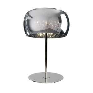 SPHERA asztali lámpa 3xG9/42W króm ↕42cm Ø28cm