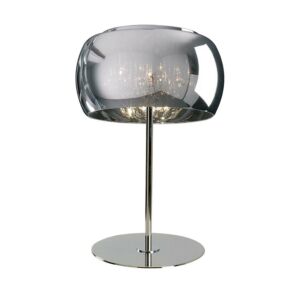SPHERA asztali lámpa 3xG9/42W króm ↕42cm Ø28cm