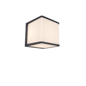 Lutec DOBLO Kültéri LED Közepes SQUARE Fali 1 Lámpa  Szürke 4000K 22W