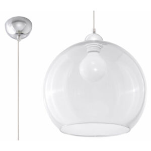 Sollux - Függeszték lámpa - BALL transparent
