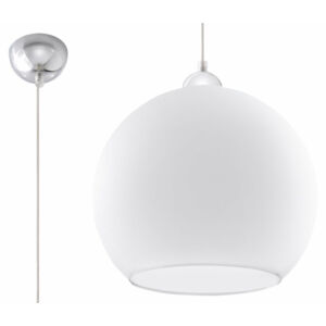 Sollux - Függeszték lámpa - BALL Fehér