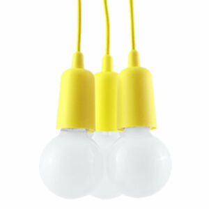 Sollux - Függeszték lámpa - DIEGO 3 sárga
