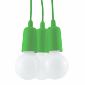 Sollux - Függeszték lámpa - DIEGO 3 zöld