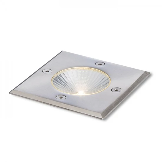 RIZZ SQ 105 rozsadamentes acél - Talajba süllyeszthető  230V LED 3W 96° IP65 3000K