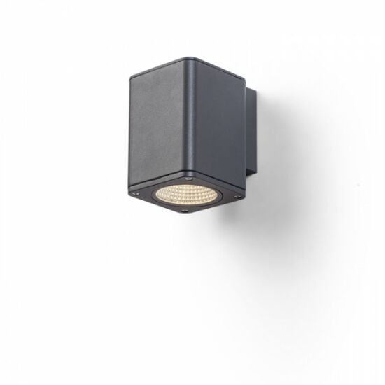 MIZZI SQ I fali lámpa anrtracitszürke  230V LED 12W 44° IP54 Kültéri-Vízálló  3000K