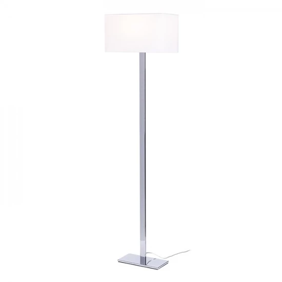 PLAZA állólámpa fehér króm 230V E27 42W
