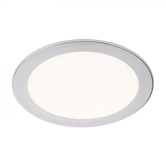 SLENDER R 22 süllyesztett lámpa  króm Led panel -  230V LED 18W  3000K