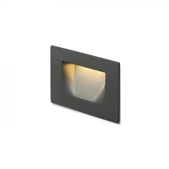 PER süllyesztett lámpa anrtracitszürke  230V LED 3W IP54 Kültéri-Vízálló  3000K