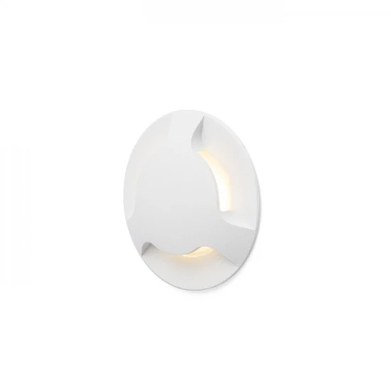 KICK III süllyesztett lámpa fehér  230V LED 3W IP54 Kültéri-Vízálló  3000K