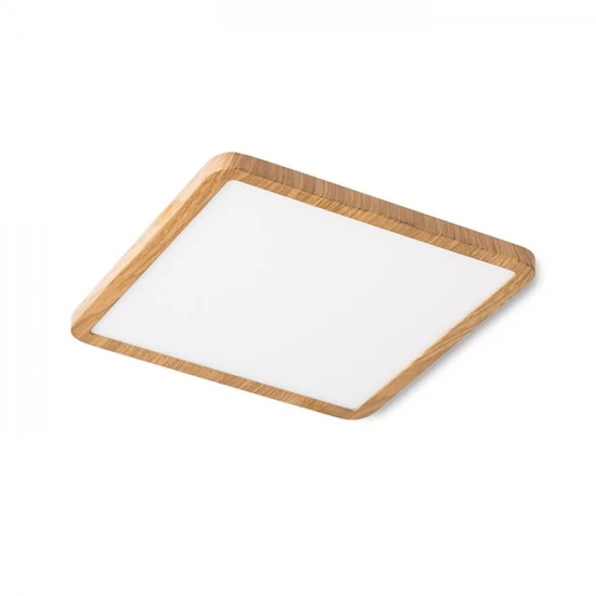 HUE SQ 17 dimmelhető, szabályozható led panel -süllyesztett lámpa  dekoratív bükk 230V LED 18W  3000K
