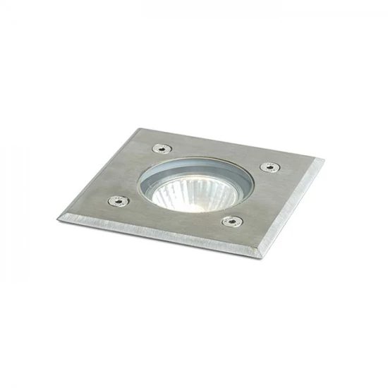 ORBU SQ 10 talajba süllyeszthető lámpa  rozsadamentes acél 230V LED GU10 15W IP67