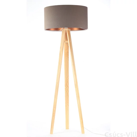 BPS Glamour Henger Álló Lámpa - Barna/Réz - 50 cm