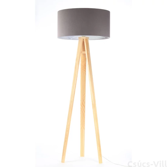 BPS Glamour Henger Álló Lámpa - Szürke/Ezüst - 50 cm
