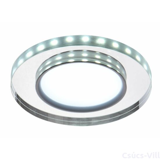 SSP-23 8W LED 230V gyűrűs LED fehér beépíthető spot lámpa átlátszó kristályokkal - Candellux