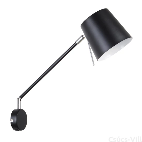 KILLY SCONCE fali lámpa 1X40W E27 fekete matt - Candellux