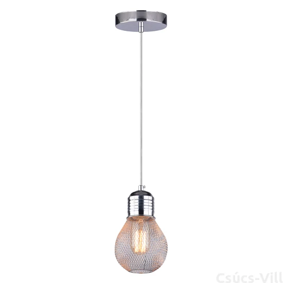 GLIVA Függeszték 1 1X60W E27 Króm (Without bulb) - Candellux