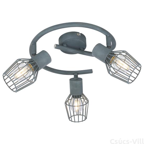 VIKING Spiral Mennyezeti Mennyezeti3X40W E14 Szürke
