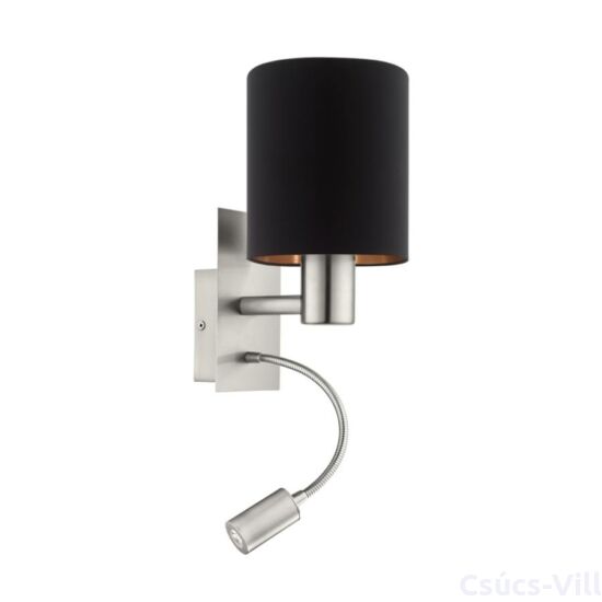 Eglo Fali Lámpa E27 40W+3,5Wledmnik/Fk/rézpasteri