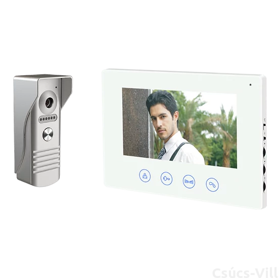 Wifis okos videós kaputelefon - 1 monitorral - Elmark
