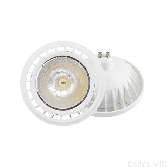 Eko-Light AR111 SPOT izzó, fényforrás - 6W GU10 3000K/ - fehér