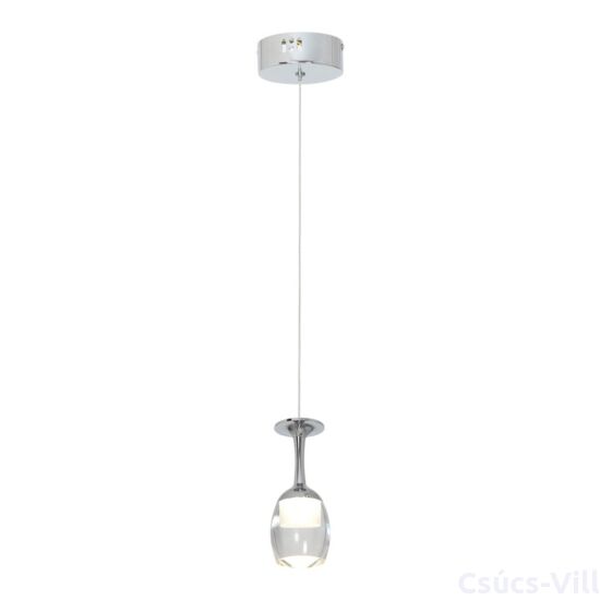 Milagro - COPPA - függeszték lámpa 1-es - króm 1x5W LED