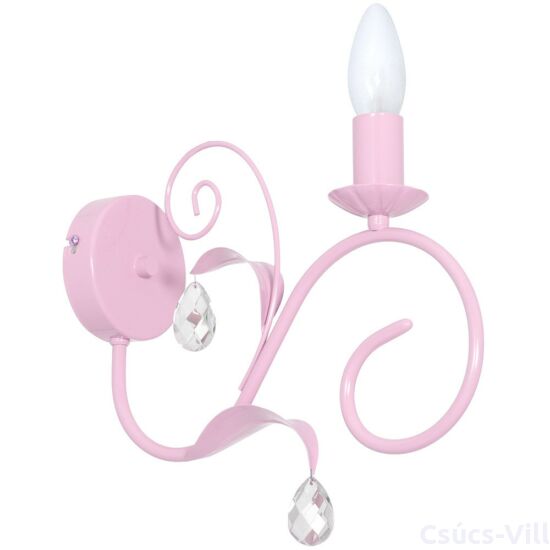 Milagro - MIA PINK - gyerekszobai fali lámpa - rózsaszín