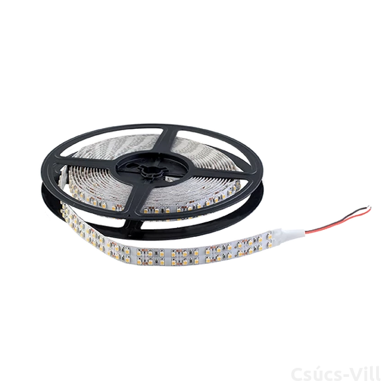 Led szalag meleg fehér smd3528 12V/DC 20W/m 2x120pcs/m IP20- Elmark